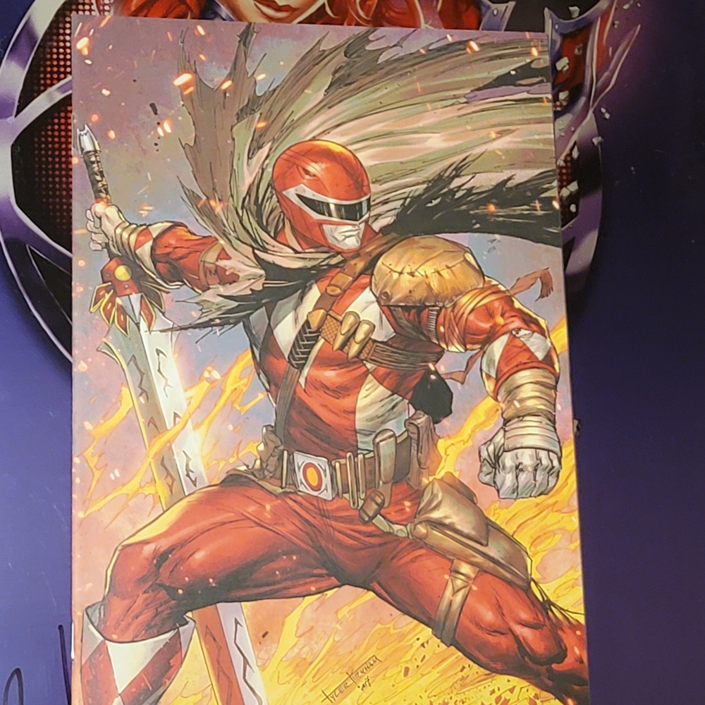 Hasbro Red and Gold Hero Art